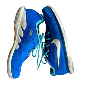 Nike Blue and White Shoes
